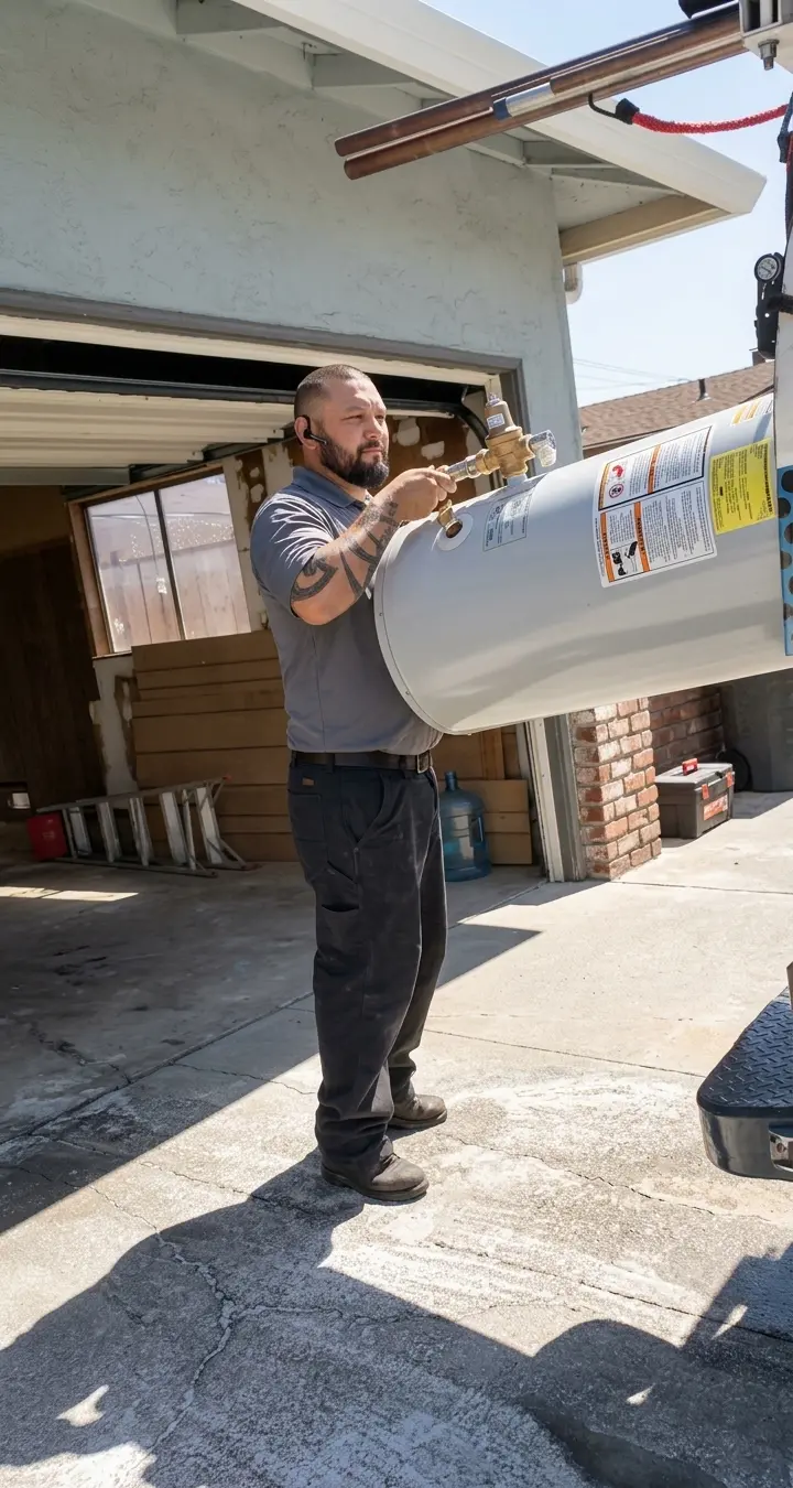 Water heater installation Water heater installation