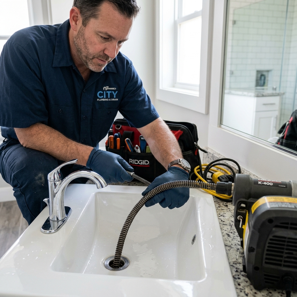Drain Cleaning & Repair. Drain Cleaning & Repair.